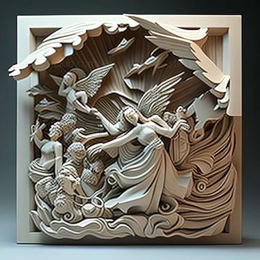 3D model japanese art (STL)